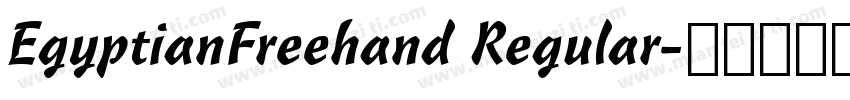 EgyptianFreehand Regular字体转换